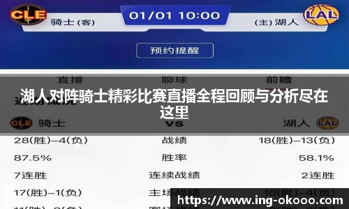 湖人对阵骑士精彩比赛直播全程回顾与分析尽在这里